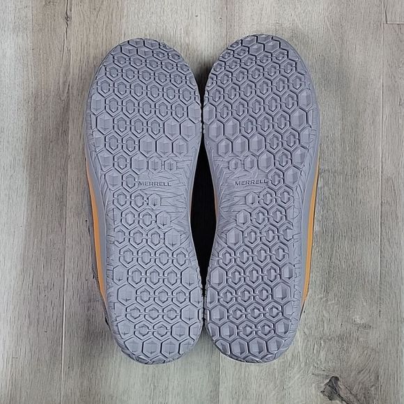 Men's Merrell Charcoal/Orange Airmesh Sneaker, Size 11 - Picture 4 of 4